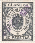 Stamps Spain -  para efectos de comercio (23)