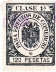 Stamps Spain -  para efectos de comercio (23)
