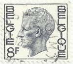 Stamps Belgium -  SERIE REY BALDUINO TIPO ELSTRÖM. VALOR FACIAL 8 BEF. YVERT BE 1581F