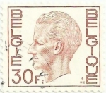 Stamps Belgium -  SERIE REY BALDUINO TIPO ELSTRÖM. VALOR FACIAL 30 BEF. YVERT BE 1587A