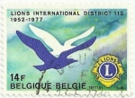 Stamps Belgium -  25 ANIVERSARIO DEL DISTRITO 112 DE LIONS CLUB. YVERT BE 1843
