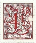 Sellos de Europa - Blgica -  SERIE BÁSICA LEÓN HERÁLDICO. VALOR FACIAL 4 BEF. YVERT BE 1975