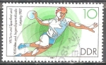 Stamps Germany -  VIII.Festival de Gimnasia y deportes y XI. Infantil y Juvenil de Leipzig 1987-DDR.