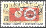 Stamps Germany -  Campeonato Mundial de Orientación 1970 (DDR).