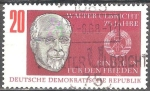 Stamps Germany -  75 cumpleaños de Walter  Ulbricht(1893-1973)politico,DDR. 