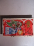 Stamps United Kingdom -  Happy Christmas - 1969.