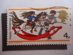 Stamps United Kingdom -  Happy Christmas 1968 - Scott/RU:572.