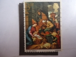 Stamps United Kingdom -  Pintura- Happy Christman 1967 - Scott/Ru:522.