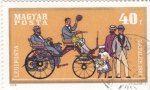 Stamps Hungary -  coches de epoca