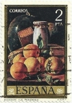 Stamps Spain -  DIA DEL SELLO. LUIS EUGENIO MELÉNDEZ. BODEGÓN, VALOR FACIAL 2 Pts. EDIFIL 2361