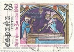 Stamps Spain -  AÑO SANTO JACOBEO. DESCUBRIMIENTO TUMBA DEL APOSTOL POR THEODOMIRO. EDIFIL 3253