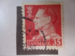 Stamps Denmark -  Federico IX de Dinamarca - Scott/Din:387.
