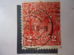 Stamps Australia -  George V de Australia.