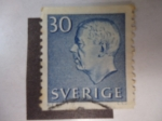 Stamps : Europe : Sweden :  Gustavo VI - Adolfo de Suecia - Scott/Suecia: 508