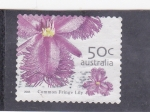 Stamps Australia -  flores-