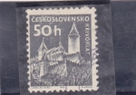 Stamps Czechoslovakia -  castillo de Krivoklat