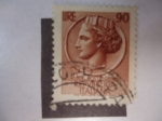 Stamps Italy -  Antigua Moneda Siracusana.