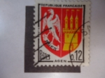 Stamps France -  Escudo-Ciudad de Agen - Scott/F:1093