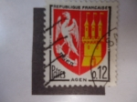 Sellos de Europa - Francia -  Escudo-Ciudad de Agen - Scott/F:1093