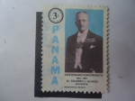 Stamps Panama -  Centenario del Nacimiento del Dr. Ricardo J. Alfaro 1882-1917- Fundador de la Cruz Roja de Panamá.