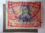 Stamps Panama -  Reina Isabel I de Castilla 1451-1504 - Madre de las Américas. (1951-1451-Natalicio)