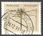 Stamps Germany -  1380 - Libélula aeshna viridis