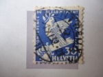 Stamps Switzerland -  Conferencia para el desarme en Ginebra 1932.