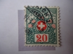 Stamps Switzerland -  escudo Canton de Suiza (1910/24)