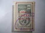 Stamps Panama -  8A Reunión C.E.P.A.L. Mayo 19559 - X Aniversario Derechos Humanos.
