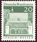 Sellos de Europa - Alemania -  ALEMANIA - Abadía y Altenmüscher de Lorsch