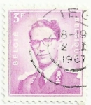 Stamps Belgium -  SERIE BÁSICA REY BALDUINO TIPO MARCHAND. VALOR FACIAL 3 BEF. YVERT BE 1067b