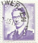 Stamps Belgium -  SERIE BÁSICA REY BALDUINO TIPO MARCHAND. VALOR FACIAL 5 BEF. YVERT BE 1029