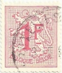 Stamps Belgium -  SERIE BÁSICA LEÓN HERÁLDICO. VALOR FACIAL 1 BEF. YVERT BE 859