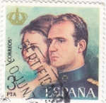 Stamps Spain -  Juan Carlos I y Sofia (23)