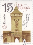 Stamps Poland -  Puerta de San Florian