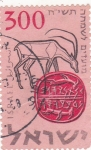Stamps Israel -  gacela y escudo
