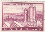 Sellos de Europa - Grecia -  ruinas