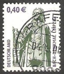 Sellos de Europa - Alemania -  2201 - Estatua del compositor J. S. Bach, en Leipzig