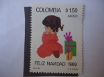 Stamps Colombia -  Scott/Colombia:525 - Feliz Navidad 1969