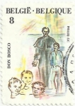 Stamps Belgium -  50 AÑOS CANONIZACIÓN DON BOSCO. SACERDOTE DE LA JUVENTUD POBRE. YVERT BE 2129