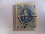 Sellos de America - Colombia -  Correos de Bolivar - 1880 - EE.UU de Colombia.