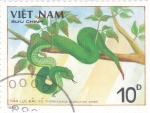Sellos de Asia - Vietnam -  serpiente