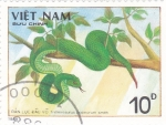 Stamps Vietnam -  serpiente