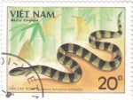 Stamps Vietnam -  serpiente