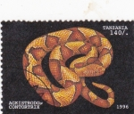 Stamps Tanzania -  serpiente