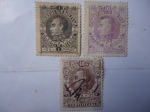 Stamps Colombia -  Correos de Bolivar (Dpto. de Bolívar. Años_1891 -1885 y 1885 Resp.) - EE.UU. de Colombia.