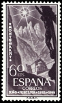 Stamps : Europe : Spain :  ESPAÑA SEGUNDO CENTENARIO Nº 1193 ** 60C VIOLETA NEGRUZCO MONSERRAT