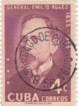Stamps Cuba -  general Emilio Nuñez