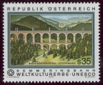 Stamps : Europe : Austria :  AUSTRIA - La línea de ferrocarril de Semmering