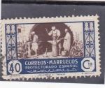 Stamps Morocco -  herreros-protectorado español
